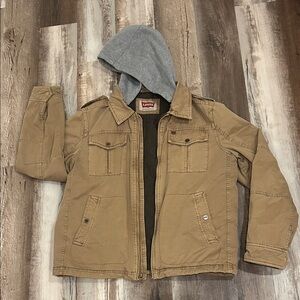 Levi's Tan Jacket with Gray Lining